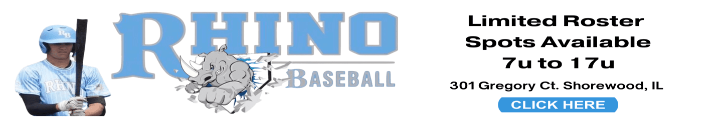 Rhino Sports Academy travel baseball Illinois BaseballConnected 250