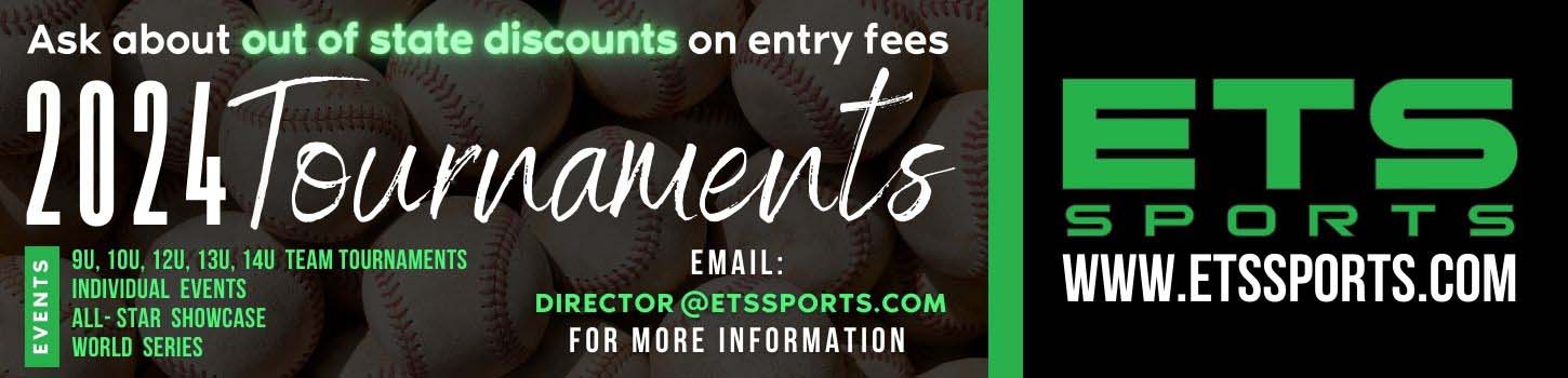 ETS Sports youth baseball tournaments BaseballConnected 1450x350