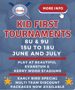 Kid First Baseball Tournaments Evanston Illinois - small