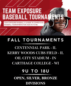 Team Exposure Fall Tournaments Illinois Indiana and Wisconsin ages 9u to 18u