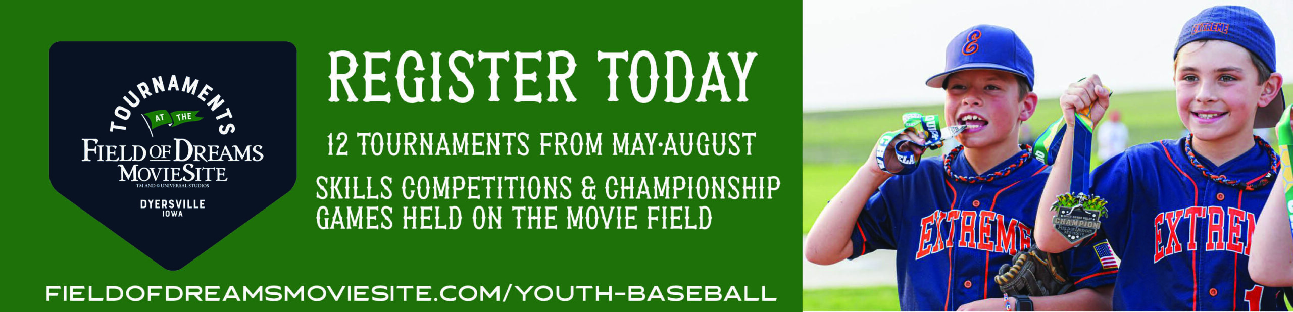 Field of Dreams Movie Site baseball tournaments in Iowa