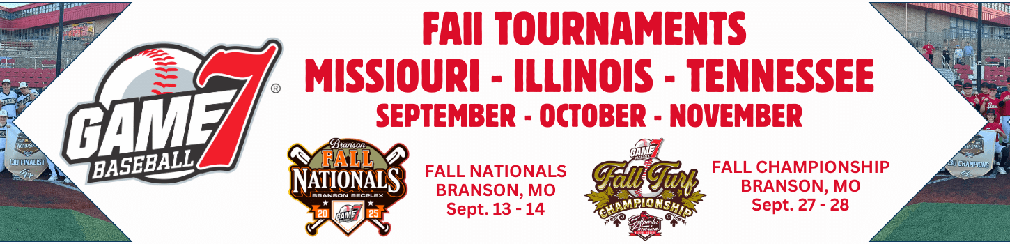 GAME7 Fall Tournaments in Missouri, Illinois and Tennessee