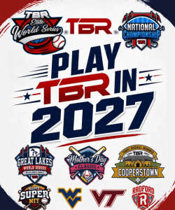 TBR Travel Baseball Rankings tournaments in 2027