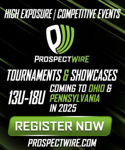 Prospect Wire travel baseball tournaments