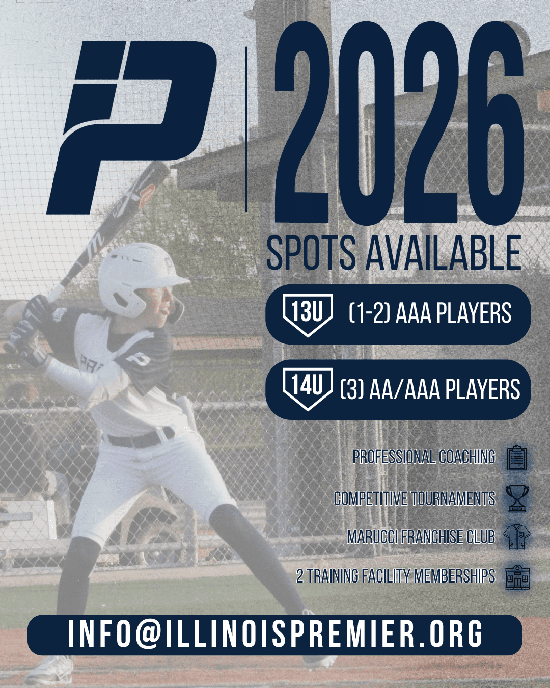 Illinois Premier baseball looking for players