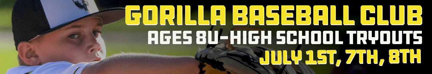 Gorilla Baseball 2025 Tryouts