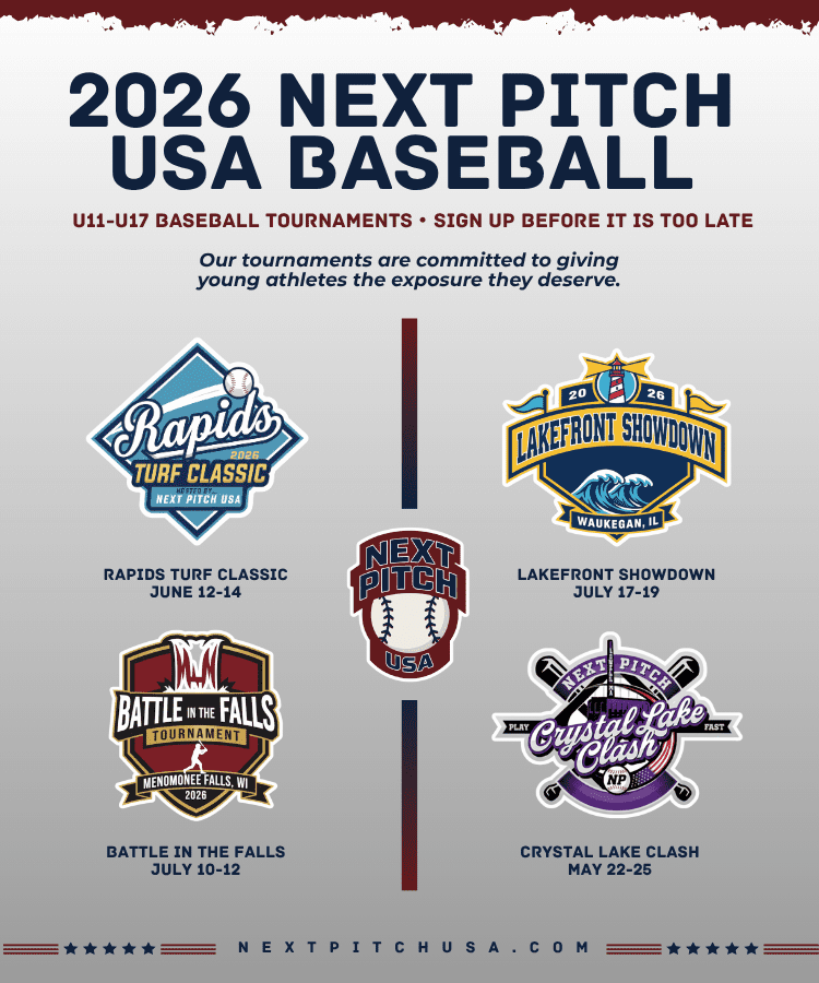 Next Pitch USA baseball tournaments in Wisconsin