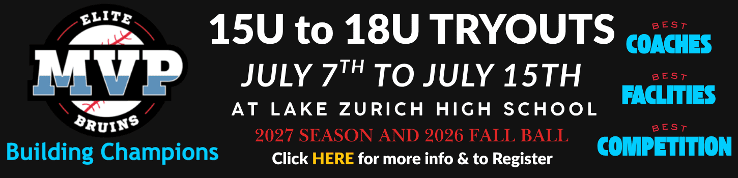 Elite MVP Bruins 10 to 18u tryouts Lake Zurich Illinois