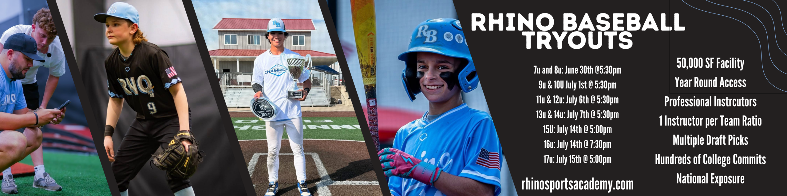 Rhino baseball tryouts