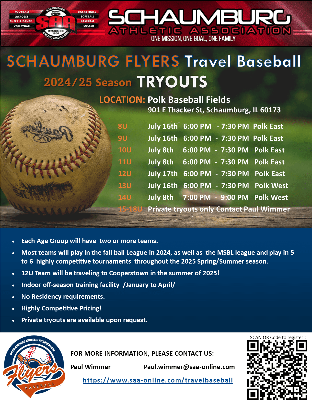 14u Tryout 2025 Season